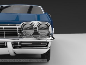 1965 chevy impala 3D 模型