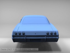 1965 chevy impala 3D 模型