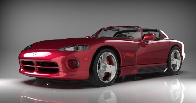 1st gen Dodge viper 3Dモデル .c4d .max .obj .3ds .fbx .stl .blend 