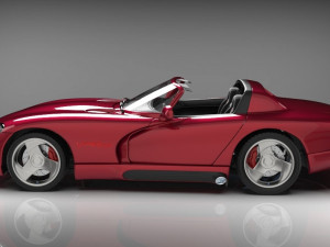 1st gen Dodge viper 3Dモデル