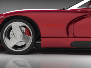 1st gen Dodge viper 3Dモデル