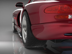 1st gen Dodge viper 3Dモデル