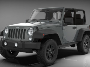 2016 Jeep wrangler 3D Model