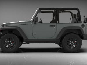 2016 Jeep wrangler Modelo 3D