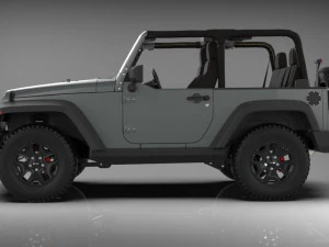2016 Jeep wrangler 3D Model