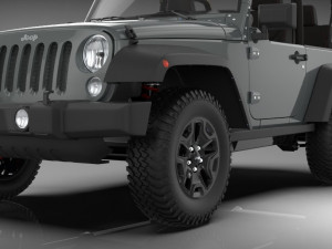 2016 Jeep wrangler Modelo 3D