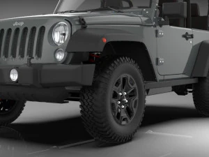 2016 Jeep wrangler 3D Model