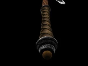 battle axe  tiamat 3D Model