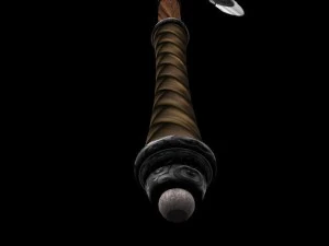 battle axe  tiamat 3D Model