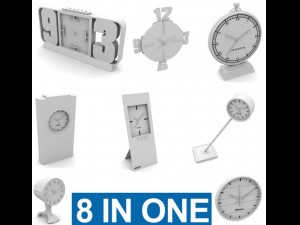 table clock 3D 模型
