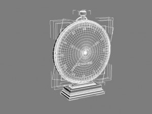 table clock Model 3D