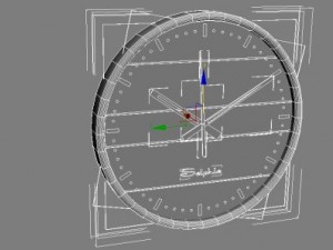 table clock Model 3D