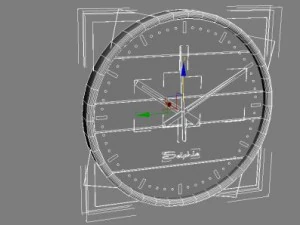 table clock 3D Model
