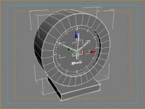 table clock Model 3D