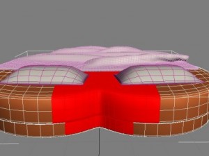 heart bed 3D 模型