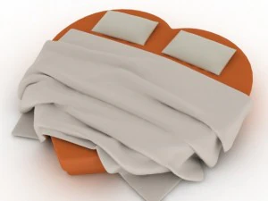 heart bed 3D Model