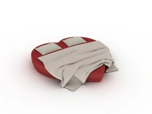 heart bed 3D Model