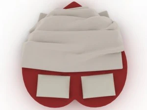 heart bed 3D Model