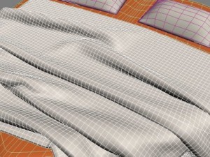 heart bed 3D 模型