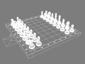xadrez Modelo 3D