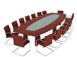mesa de conferência Modelo 3D