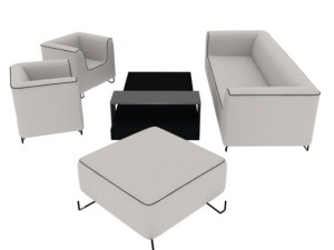 lounge table sofa Modelo 3D