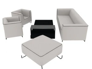 lounge table sofa 3D Model