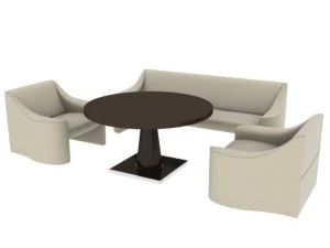 lounge table sofa 3D Model