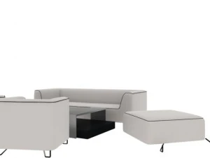lounge table sofa 3D Model