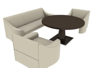 lounge table sofa 3D Model