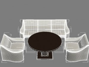 lounge table sofa Modelo 3D