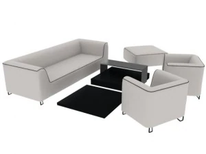 lounge table sofa 3D Model