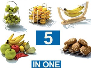 fruit basket 3D 모델
