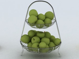 fruit basket 3D 모델