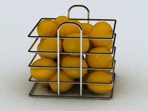 fruit basket 3D 모델