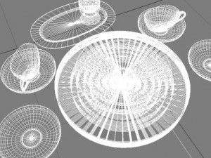 dinner set 3D Model