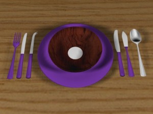 dinner set 3D Model