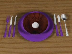 dinner set 3D Model