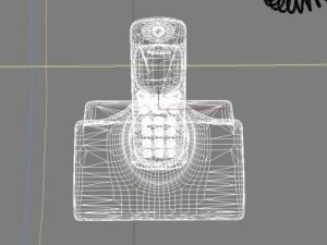cordless phone 3D Model