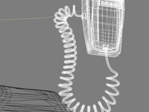 cordless phone 3D Model
