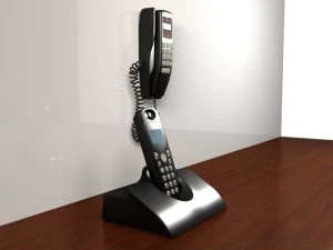 cordless phone 3D Model