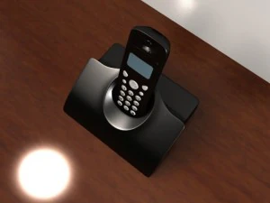 cordless phone 3D Model