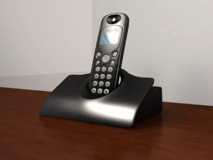 cordless phone 3D Model