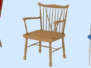 chair collection 3D Model