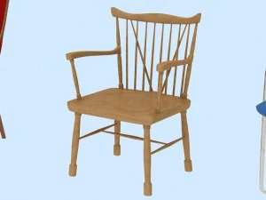 chair collection 3D Model