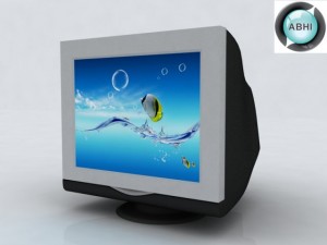 crt monitor 3D Model