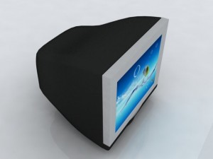 crt monitor 3D 모델