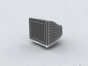 crt monitor 3D Model