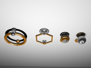 door handles 3D 모델