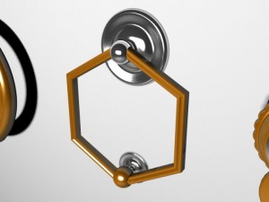 door handles 3D 모델